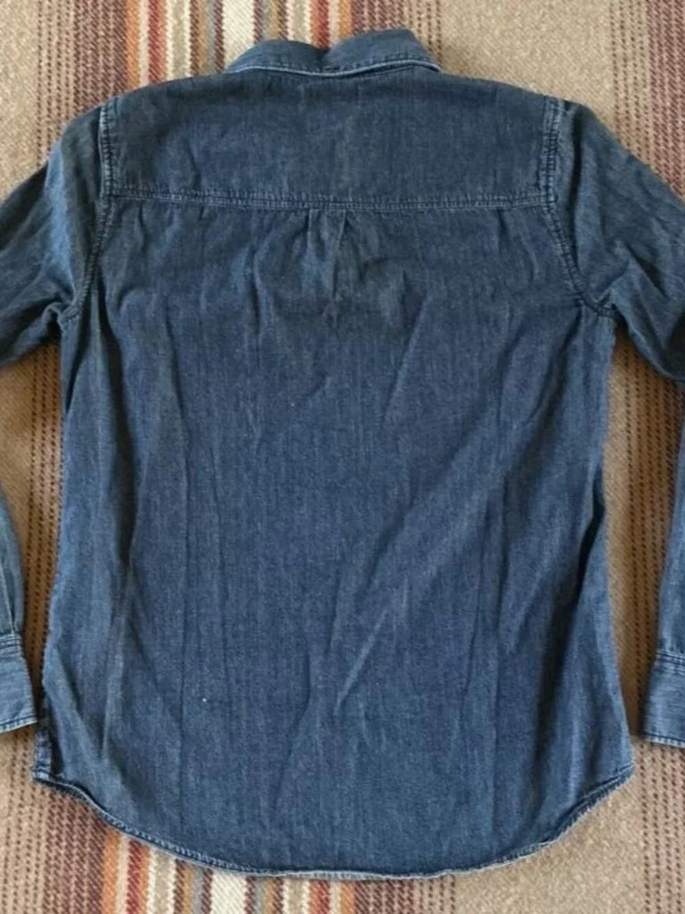 J.Crew Women’s Chambray Button Down Shirt 100% Cotton Small